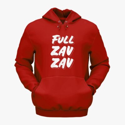 ‘Full Zav Zav’ Hoodie Red