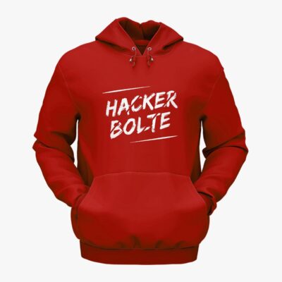 ‘Hacker Bolte’ Hoodie Red