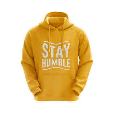 ‘Stay Humble’ Hoodie Yellow