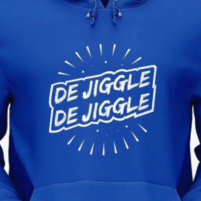 ‘De Jiggle De Jiggle’ Hoodie Royal Blue
