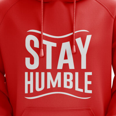 ‘Stay Humble’ Hoodie Red