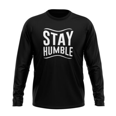 Stay Humble Full sleeve T-Shirt Black