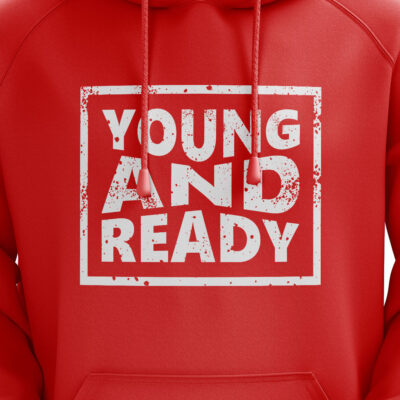 Young And Ready Hoodie Red
