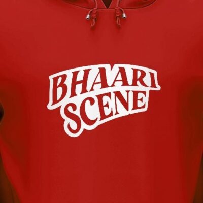‘Bhaari Scene’ Hoodie Red