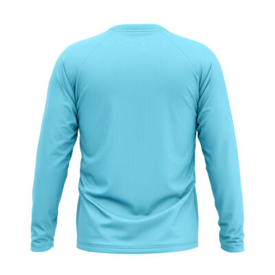 ‘Full Zav Zav’ Full sleeve T-Shirt Sky blue