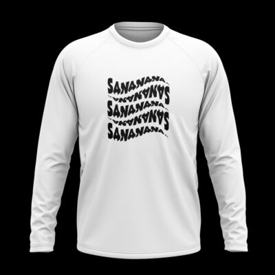 ‘Sananana…’ Full sleeve T-Shirt White