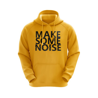 ‘Make Some Noise’ Hoodie Yellow