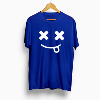 Savage Half Sleeve T-Shirt Blue