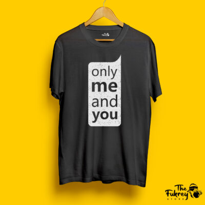 Only Me And You T-Shirt Black