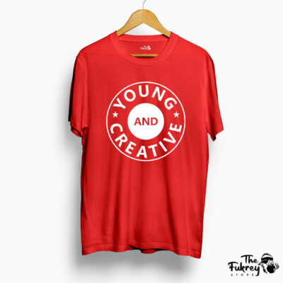 Young Creative Half T-Shirt Red