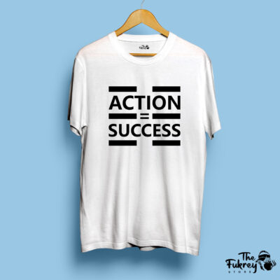 Action Success Half T-Shirt White